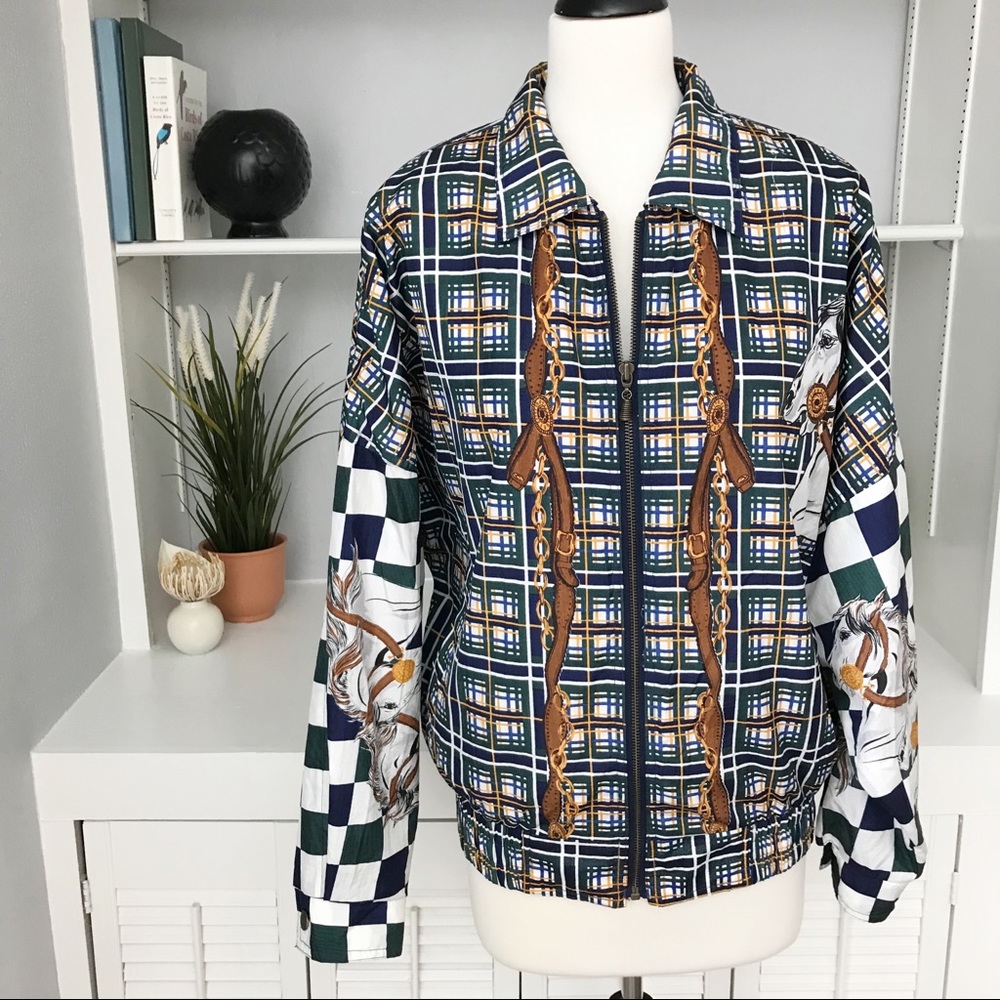 Vintage Andy Johns | Equestrian Windbreaker | M